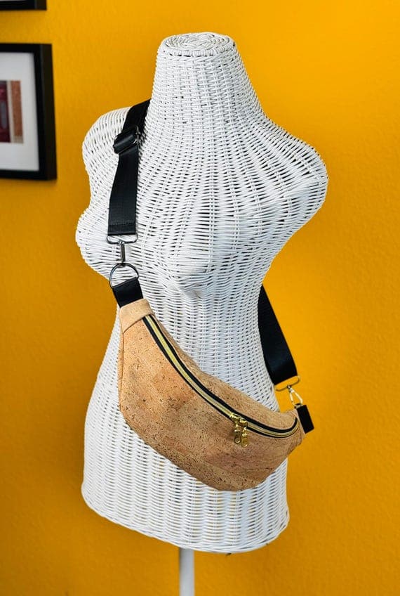 Kork-Bauchtasche/ -Gürteltasche mit beidseitige...